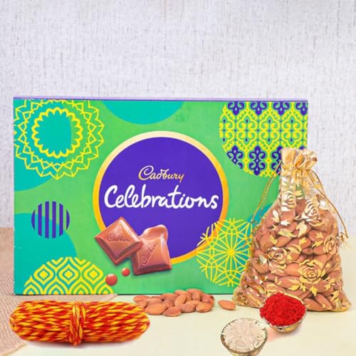 See full amazon price history chart for Bhai Dooj Gift Set for Brother with Cadbury Celebrations Chocolates & Dry Fruit Almonds 100g - Bhai Dooj Tika Diwali Gift Combo Pack Hamper Diwali Gifts for Family and Friends Employees Staff Clients Bhai Dooj Gift Set for Brother with Cadbury Celebrations Chocolates & Dry Fruit Almonds 100g - Bhai Dooj Tika Diwali Gift Combo Pack Hamper Diwali Gifts for Family and Friends Employees Staff Clients (B0CKMSWMDD) Amazon Price History, Amazon Price Tracker