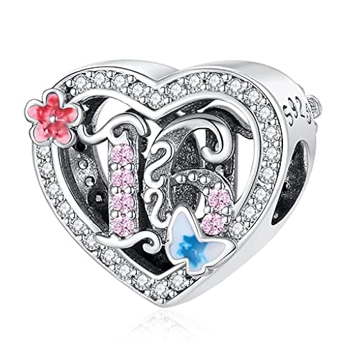 Annmors Charm para pulseras Plata de Ley 925 16 Years Love Birthday con Circonita Cúbica para mujeres collares regalo,para mujeres y niñas | Ya disponible en tu tienda friki favorita! En mundofriki.es!