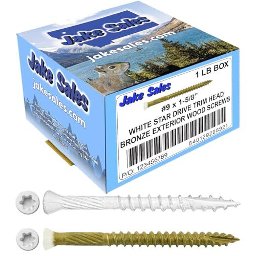 Vis à bois Torx #9 petite tête cylindrique bronze blanc pour quincaillerie de menuiserie