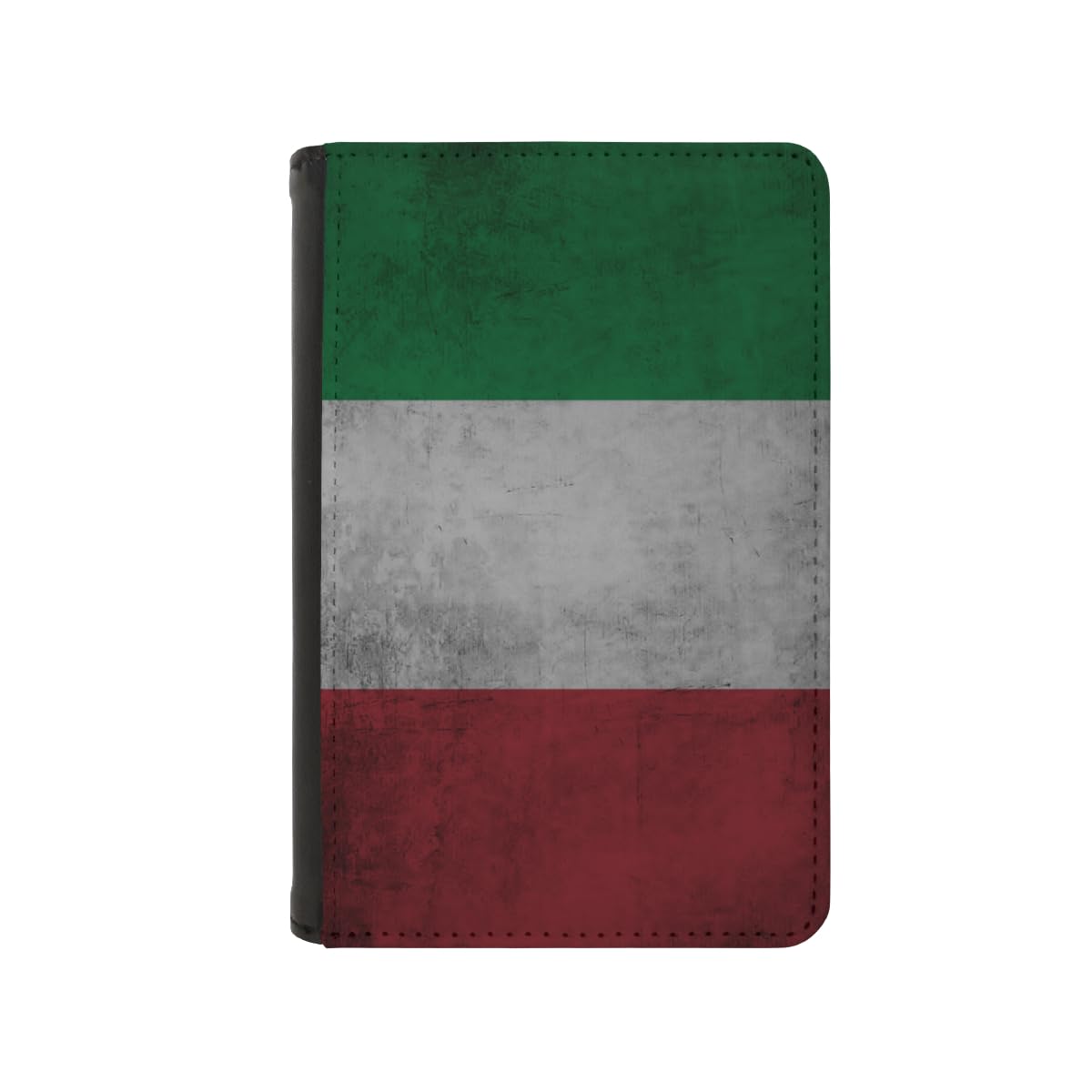Italy Italian Vintage Flag Passport Holder Cover Wallet Case Novelty PU Leather with Card Slot Travel Accessories Protector for Women Men