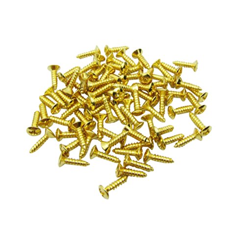 Musiclily 3MM Guitarra Eléctrica Pickguard Tornillos de Montaje para Fender Strat Tele...