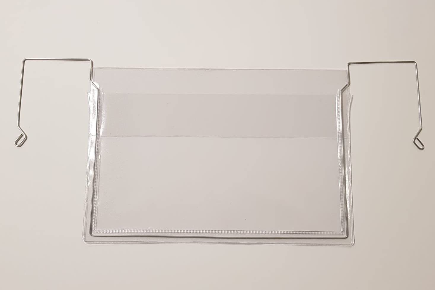 50x A5 Drahtbügeltasche mit Klappe für Gitterbox & Regal