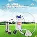 2L Portable Electric Milking Machine Milker Cow Sheep Goat Milking Machine Manual Pump One Quart One Teat Milker Claw Milking Teat Cups Goat Sheep Milking Machine (Sheep Milking Machine)