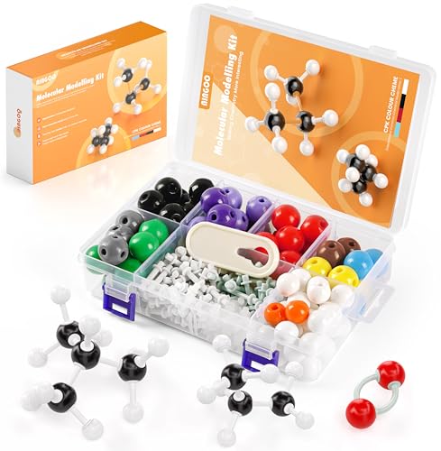 Image of NINGOO Organic Chemistry Model Kit,240 PCS,for Students&Teacher | Portable Design,Compartment Storage,CPK Color Coding