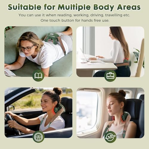 Image of Massager, Shoulder Massager, Massage Machine For Body Pain, Head Massager For Scalp, Scalp Massager, Heated Massage, Shoulder and Neck Massage, Pain Relief