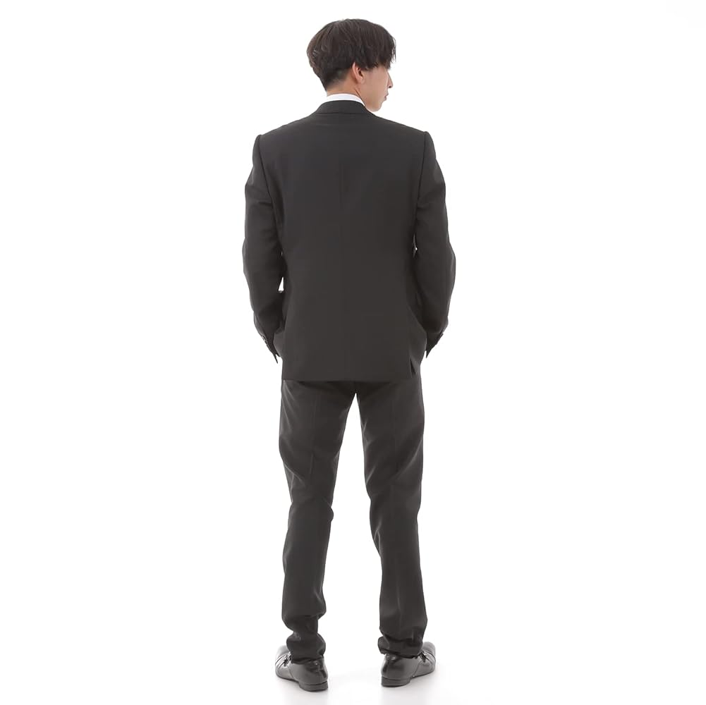 極美品✨エンポリオアルマーニ VINCENT LINE スーツ 黒 52サイズ 00004900-01.jpg