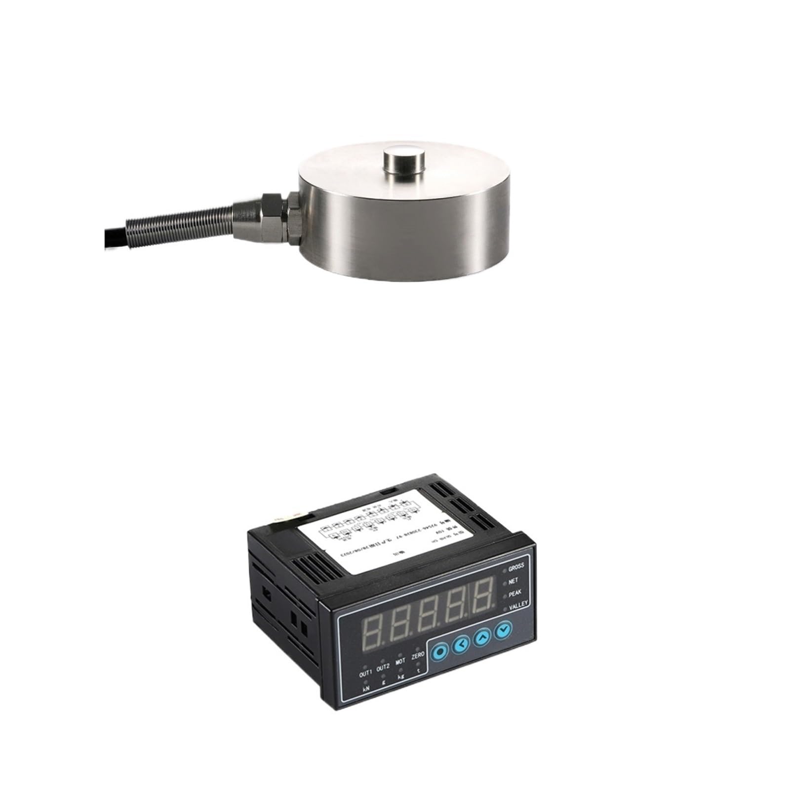 MXXDMOPD Load Cell Sensor with Indicator Display Compression and Tension 30KG 50KG 100KG 200KG 300KG 500KG 1T 2T 3T 5T(100KG and Indicator)
