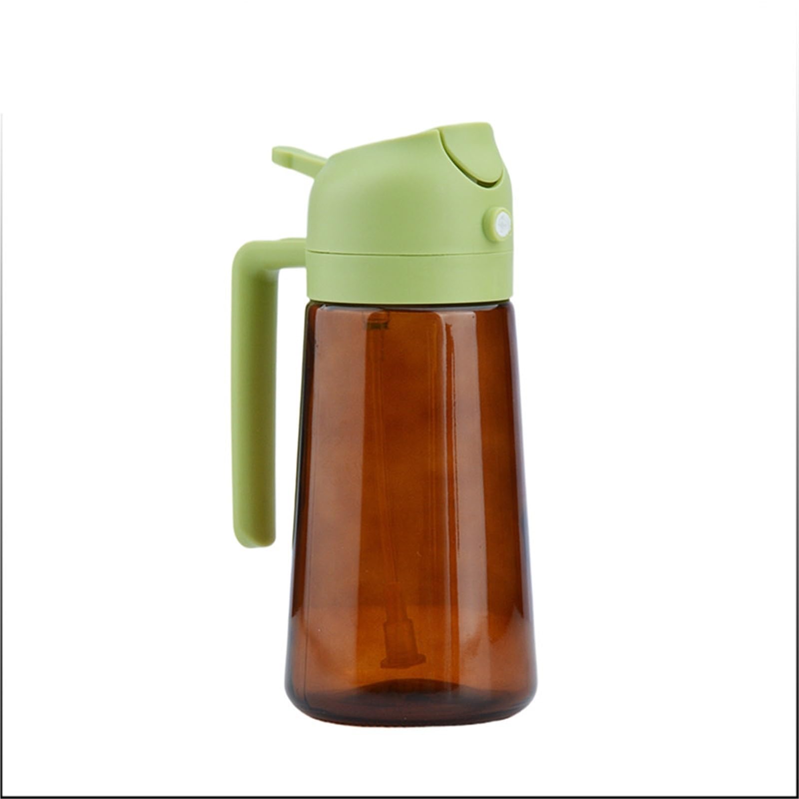 NGTFDCP Oil Dispenser, 2-in-1 Dark s Oil Sprayer Dispenser Black Lightproof For Cooking Salads And Barbecues Barbecue Tools for Air Fryer, Salad(Green A)