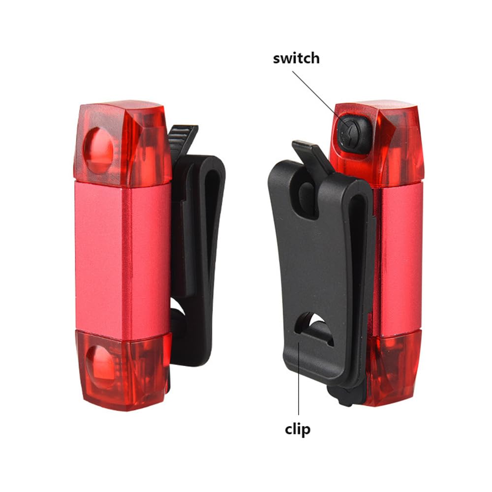 Luces traseras para Bicicleta con Carga USB, Luces para Bicicleta, Luces de Advertencia traseras para Bicicleta, Accesorios para Bicicleta
