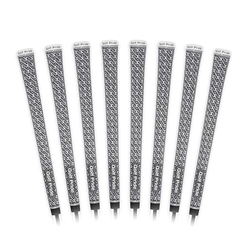 Golf Pride ZGrip Cord Golf Grip - Durable Rubber & Cotton Cord Grip - Firm Feel with High-Traction Texture - Standard - 8 Pack
