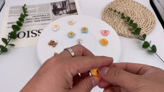 10 piezas imanes donuts decorativos para nevera miniatura 6
