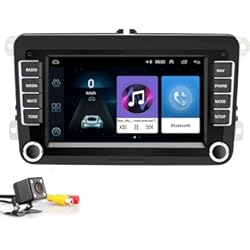 Radio Para Volkswagen Caddy Bluetooth Autoradio 2 DIN 7 "Android 8.1 Reproductor Multimedia de Coche Estéreo de Coche WiFi Navegación GPS para Skoda V/W Passat B6 Polo Golf