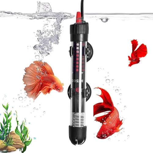Chauffe-Aquarium,Chauffage d'aquarium Réglable,Chauffage d'Aquarium 50W,Température réglable 16-32 ° C pour Les Poissons,Les Tortues et Les Aquariums,Convient aux Aquariums de 25 à 40cm