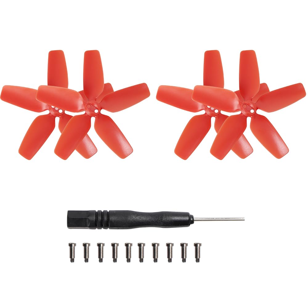 4x/8x Propellers For Avata Replacement Prop Blades Low Noise 2925s Wings for DJI Avata Drone Accessories Exclusive Screws & Screwdrivers (4x Red)