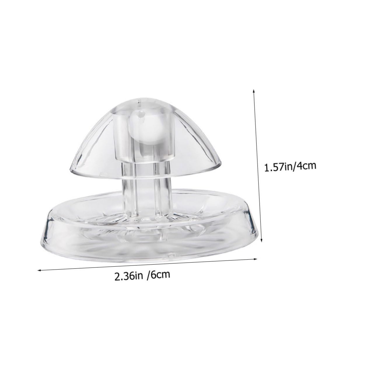 BESPORTBLE 12pièces Dispositif Transparent De Capture De Limaces pour Aquarium Attrapeur De Escargots Pratique pour Éliminer Nuisibles Réservoir Petit