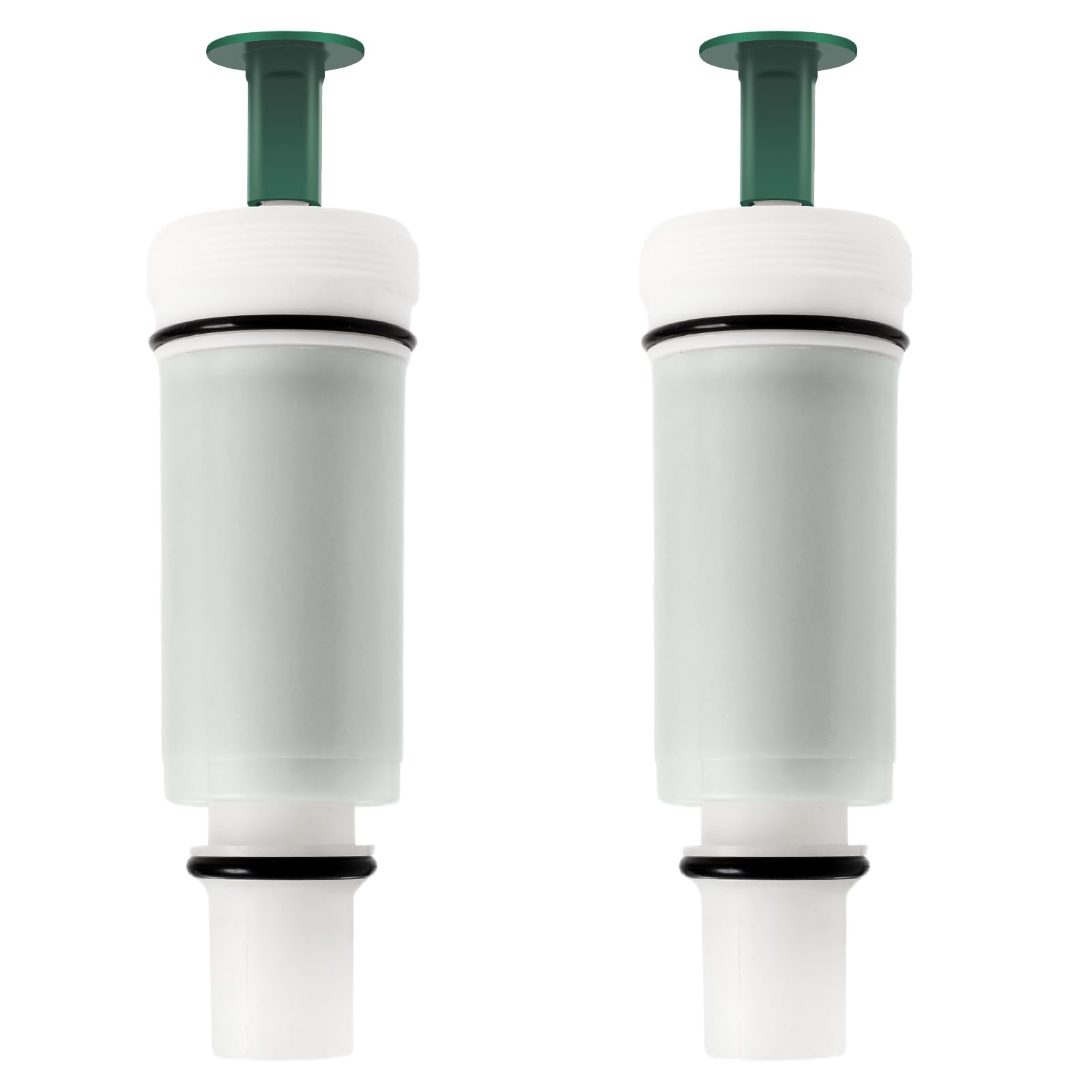 C-100500-K Replacement Flush Valve Cartridge/Power Flush Toilet Piston Cartridge Parts,Fits Model 500, 501, 501A, 501B, 503, 504 Series Tank System, Genuine（2）