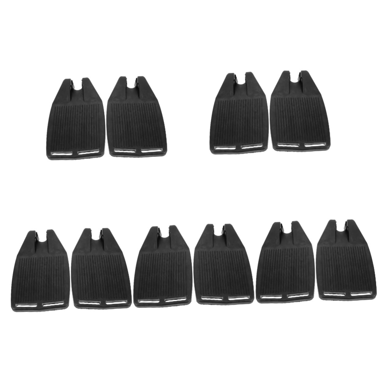 Healeved 5pares Reposapiés De Rueda Para Sillas De Ruedas Repuesto De Ergonomico Accesorio Práctico y Ligero Para Elevación y Comodidad