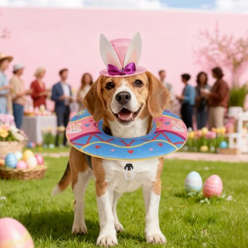 Disfraz para perro SCENEREAL Conejo de Pascua Mediano miniatura 7