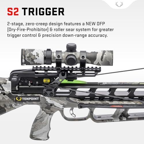 TenPoint Turbo X Crossbow, Vektra - 415 FPS - Equipped with 100-Yard RangeMaster Scope, ACUslide Cocking & De-Cocking System + S2 Trigger - Image 5