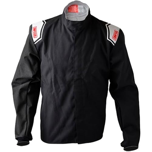 Simpson Driving Jacket, Apex Kart, Polyester, Black, X-Large, Each