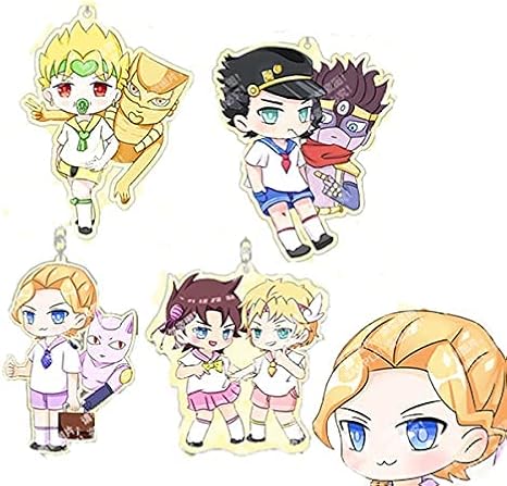 Amazon Co Jp ジョジョの奇妙な冒険 キーホルダー アクリル キーチェーン 空条承太郎 吉良吉影 Dio 西撒二喬 萌えるグッズ 通勤 通学 子供 プレゼント キャラクター コスプレ小道具 携帯 鍵 バッグ 飾り おしゃれ 軽量 かわいい 萌えグッズ 人気 プレゼント 贈り物