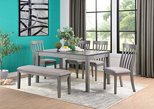 Homelegance Dining Bench, Gray