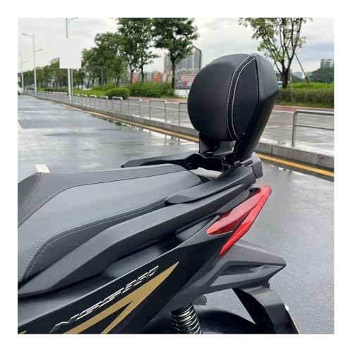 Coussin dossier NSS350 et ADV350 repose-pieds arrière de moto noir - 4