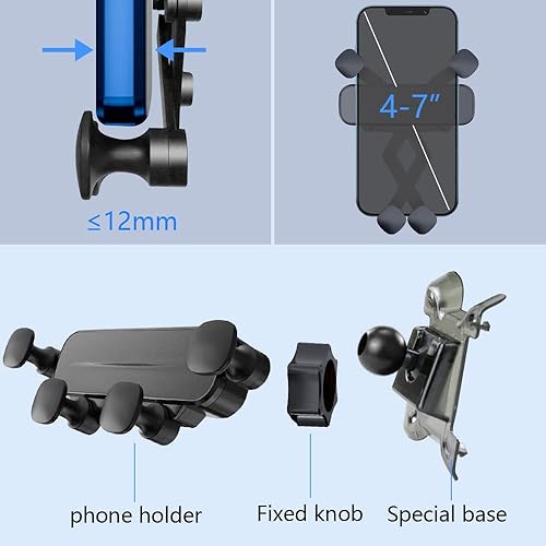 Miniatura 6 de Soporte para teléfono de coche para Mercedes-Benz GLE350 GLE450 GLS450 Accesorios de automóvil, decoración interior, soporte para teléfono celular