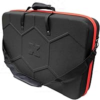 Vista 9 de ProX ZeroG Series XB-DJCL DJ Controller EVA Ultra-ligero Moldeado Hard-Shell Case Grande, Negro -, Estuches