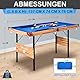 SereneLife Billardtisch, Mini Billardtisch Klappbar, Pool Table 137x74x78cm, Tischbillard- für Kinder mit Zubehör: 2 Queues, Kugeln, Dreieck, Kreide, Pool Tisch für Zuhause