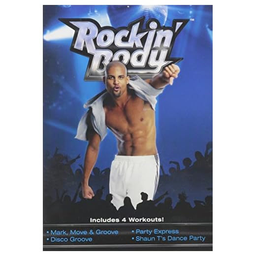 Beachbody Shaun T's Rockin' Body DVD Workout, Dance Workout DVDs, Exercise Videos, Dancing Fitness Guide for Beginners, Seniors, Easy To Follow, Low Impact, 5 Workouts Included