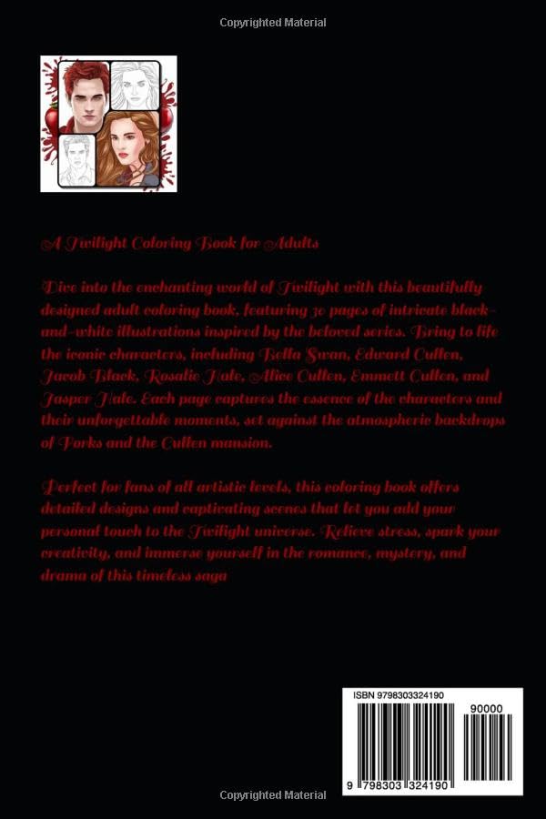 Twilight Coloring Book for Adults - Image 2