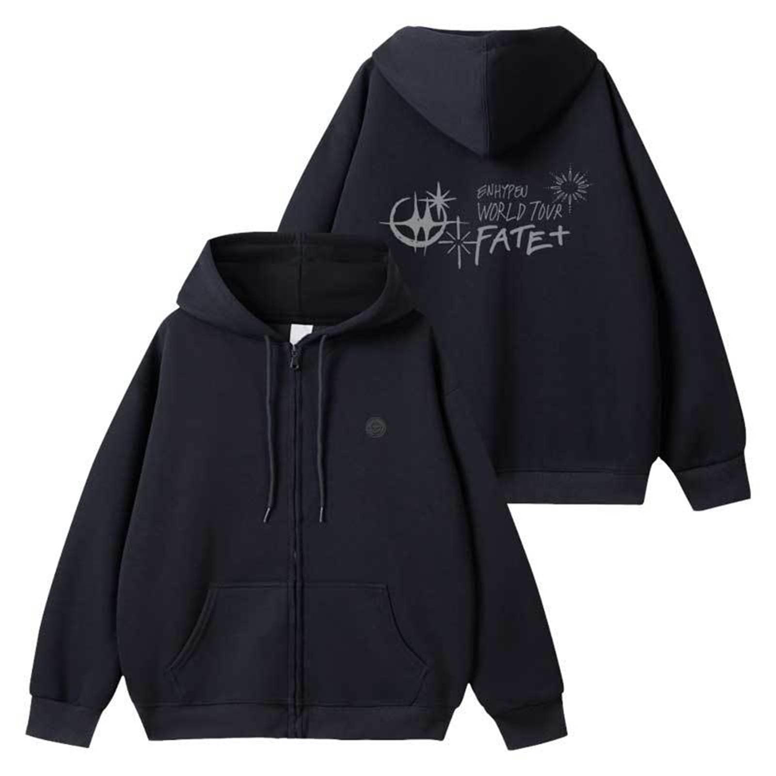 MURQEN 2024 Concert Fate Sweatshirt K-pop Support Printed Shirts Cotton Merch Tops With Zipper For Fans