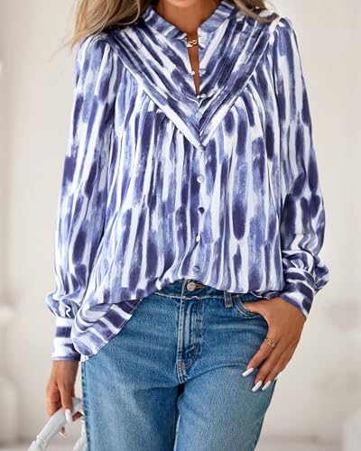 Save on BTFBM Women's Boho Floral Blouse with Code 45KFH4SF