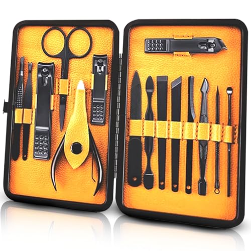 Kit de manucure pour hommes idéal en déplacement professionnel grâce à sa trousse compacte