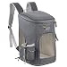 RushDeer Cat Backpack Carrier, Pet Carrier Bag with Mesh for Cats Small Dogs Puppies, Comfort Cat Backpack Bag for Hiking Travel Camping Outdoor Hold Pets Up to 18 Lbs, Grey