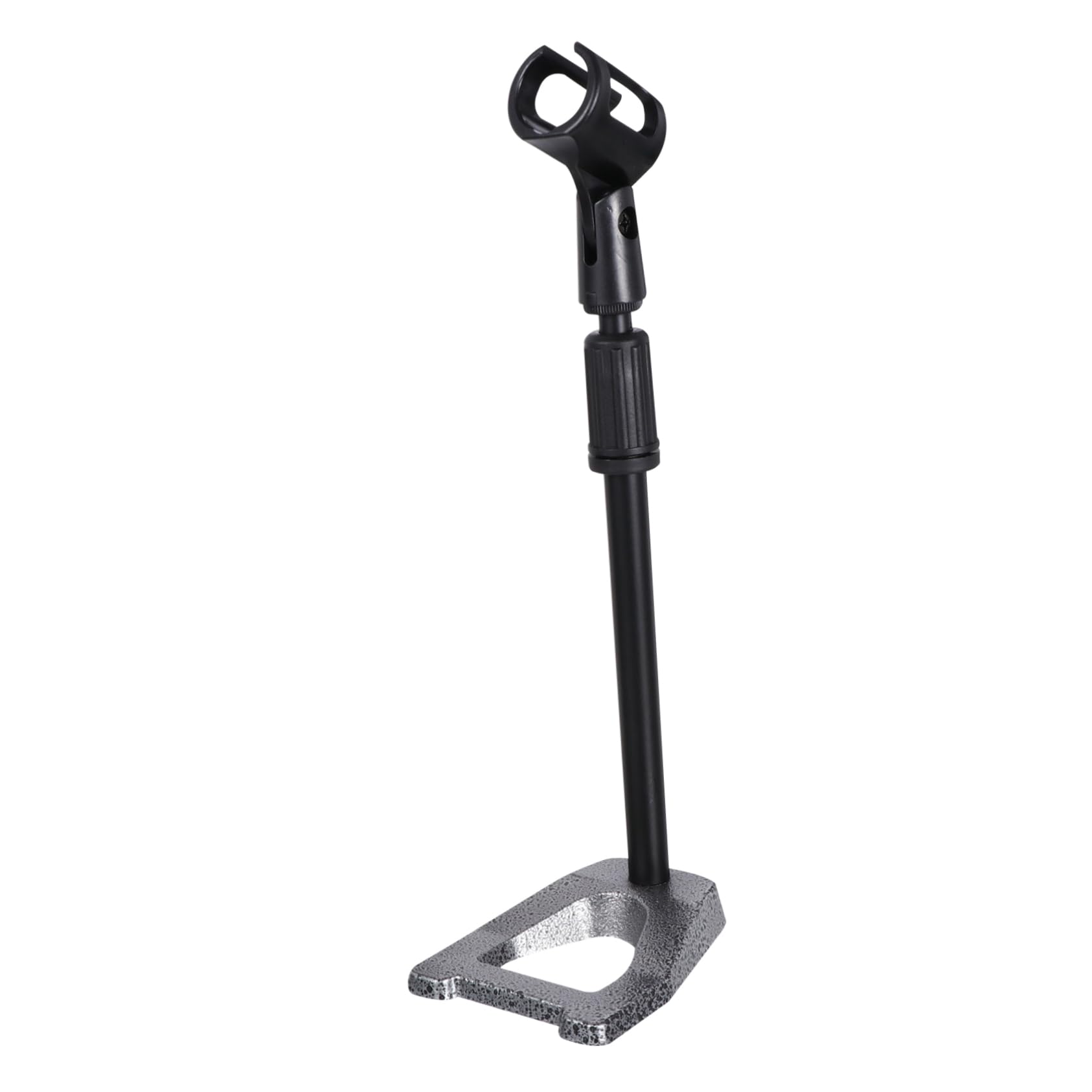 Mikinona Supporto Per Microfono Con Altezza Base Pesante Stabilizzatore Per Radio Facile Da Montare e Retrattile Adatto Diversi Microfoni