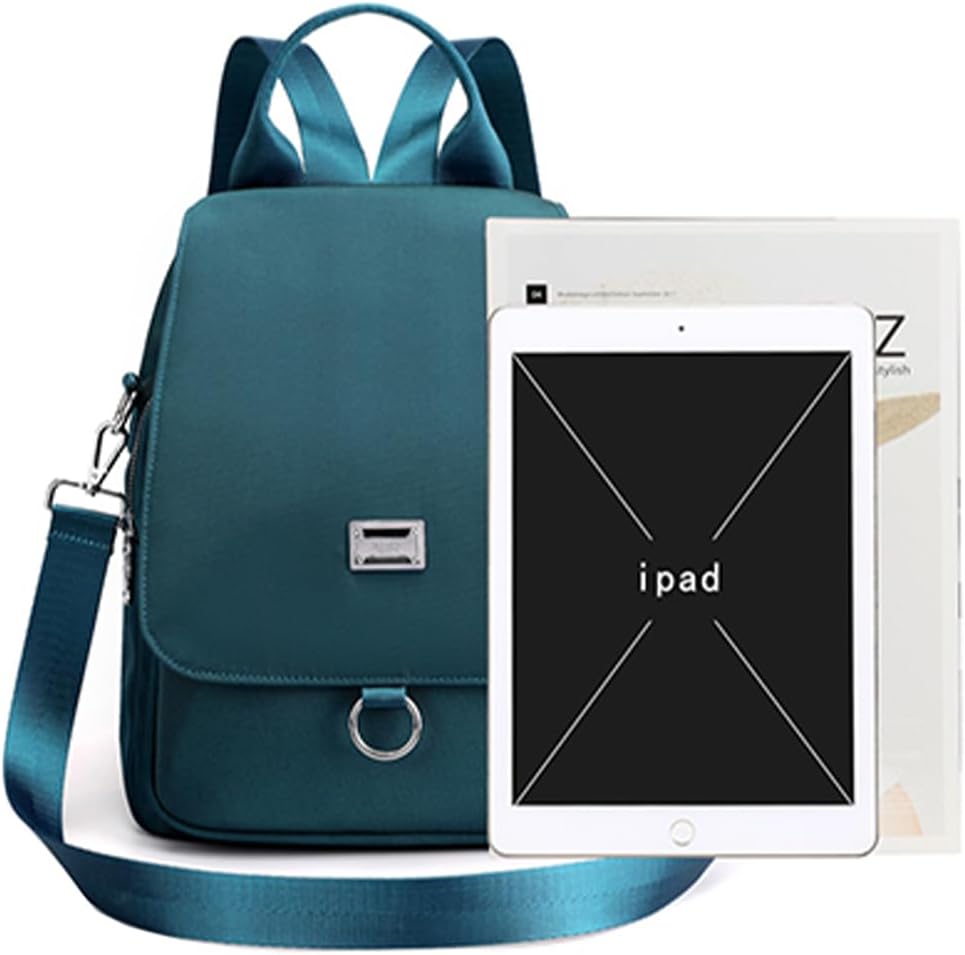 Lightweight Mini Nylon Backpack Casual Resistant Adjustable Shoulder Straps 11.8 Inch Small Travel Bag - Image 3