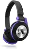 JBL E40BT Purple High-Performance Wireless On-Ear Bluetooth Stereo Headphone, Purple