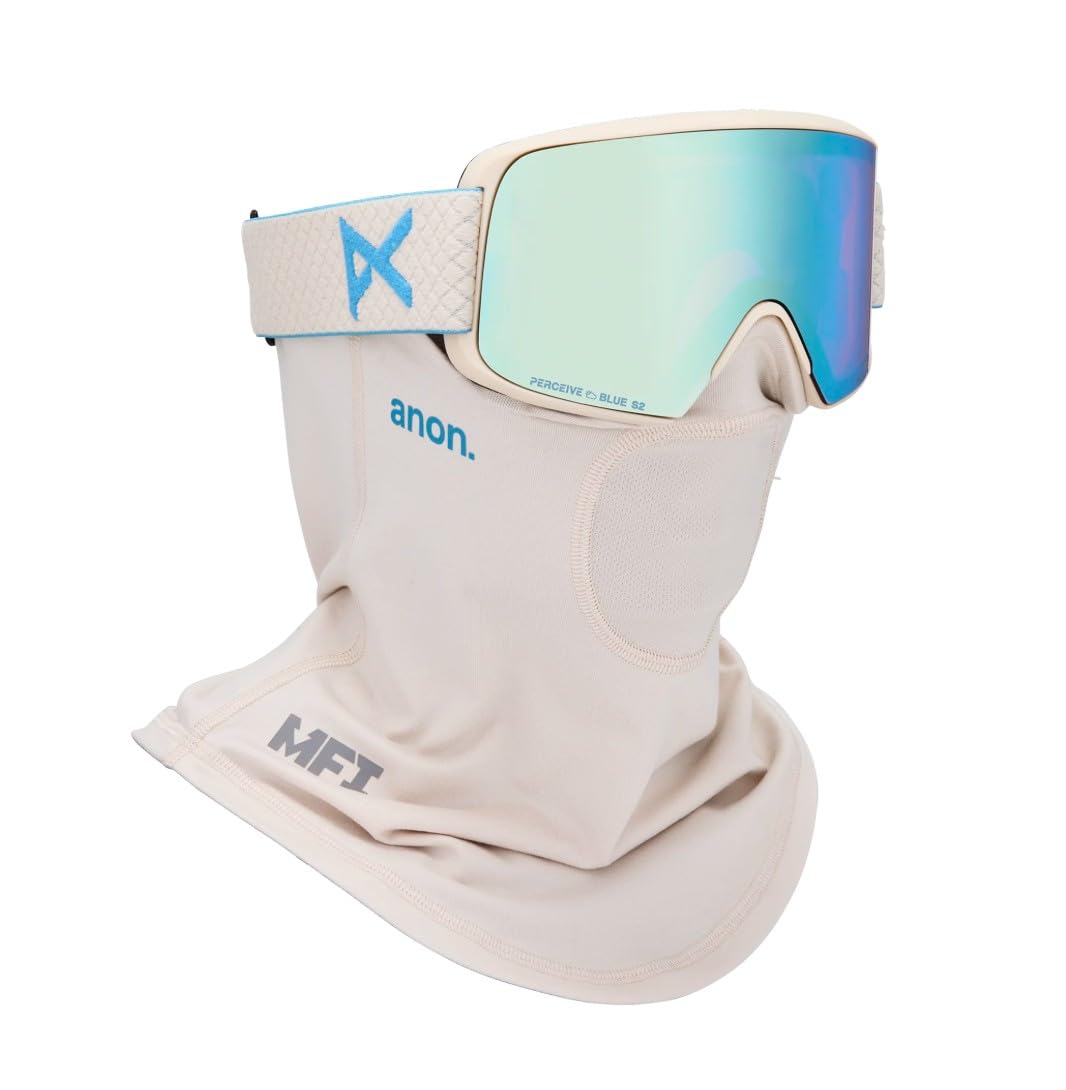 Burton Anon M6S Schneebrille + Bonus-Objektiv + MFI-Gesichtsmaske + Etui (niedrige Stegpassform)