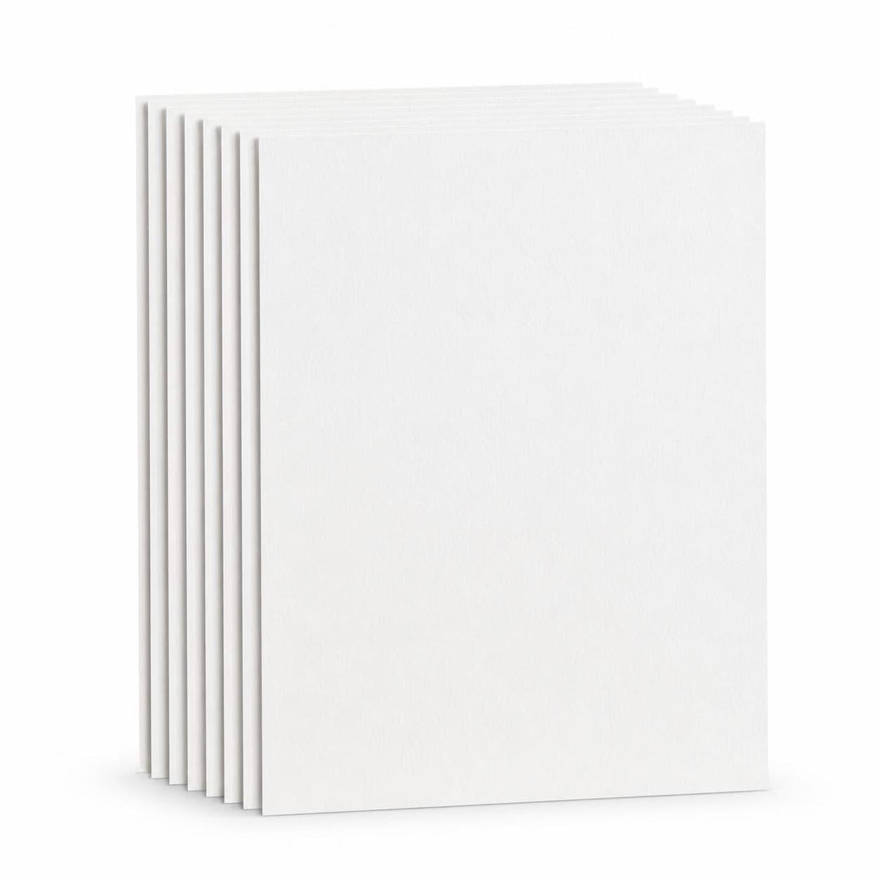 Papier Cartonné Aquarelle Texturé, Demi-feuille 10 feuilles