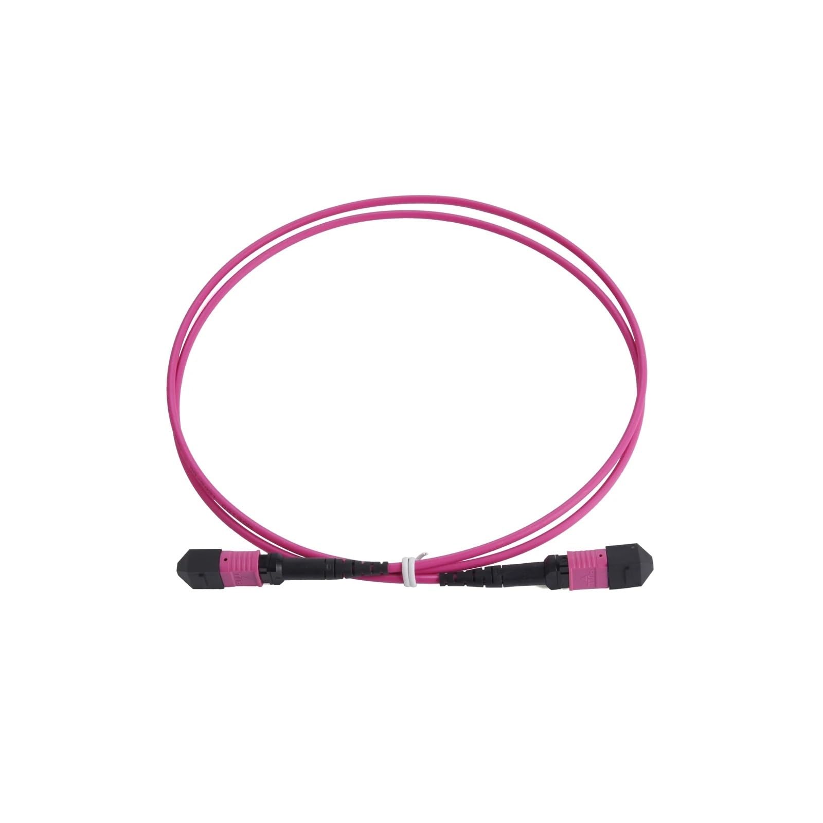 Câble de raccordement en fibre optique 100G MPO MO4 multimode 8 cœurs UPC femelle vers femelle type B à tête plate 1/3/5/10/15/20 m(15M)