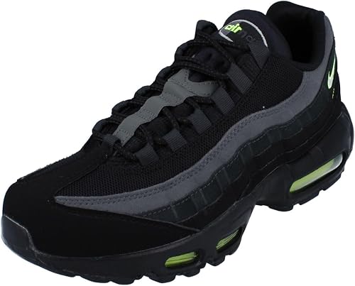 Nike Homme Air Max 95, Black Lt Smoke Grey Volt DK Smoke Grey, 45.5 EU - 1