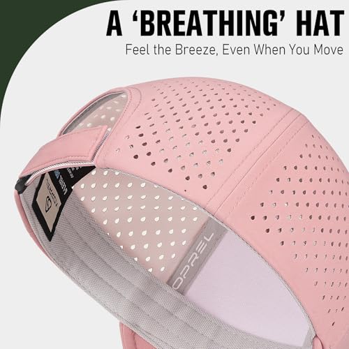 Image of AOPREL Baseball Cap Breathable Mesh Golf Hat Quick Dry Adjustable Baseball Hats for Men and Women Sport Running Workout