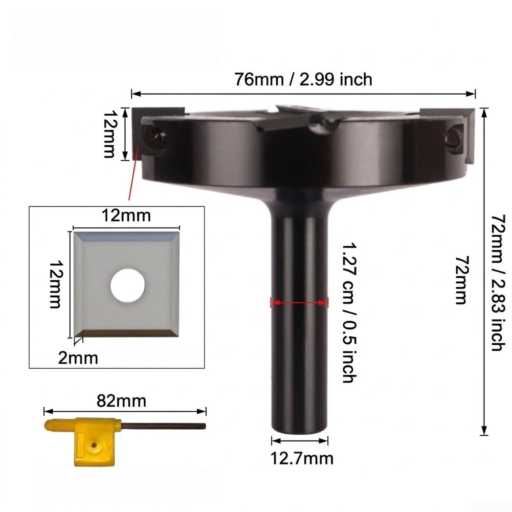 Fresa Indexabile 1/2" per Fresa Indexabile 1/2" per Fresa Indexabile