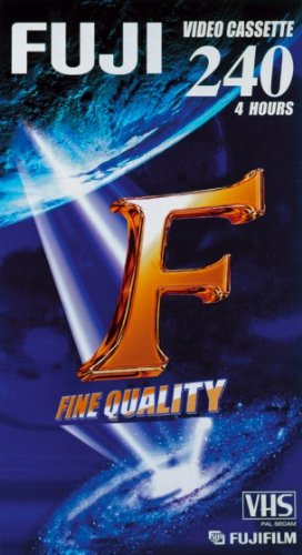 Fuji VHS E 250°F VHS Cinta de vídeo