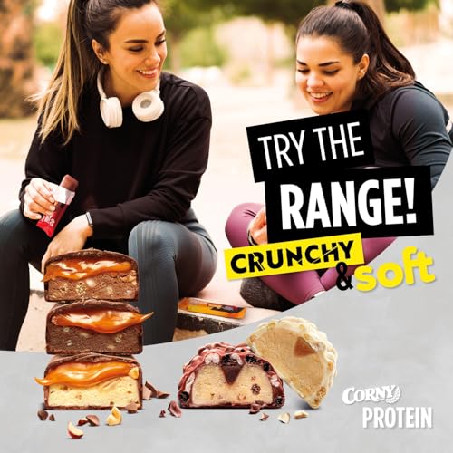 Corny | Protein Crunchy & Soft 5er Mix | Trial Pack 5x1 Proteinriegel à 45g | 30% Eiweiß | Probierset zum Testen