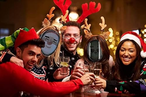 CHEMION Led Mask with Bluetooth App, Led Face Mask for Adults, Kids, Digital Face Mask for Birthday
