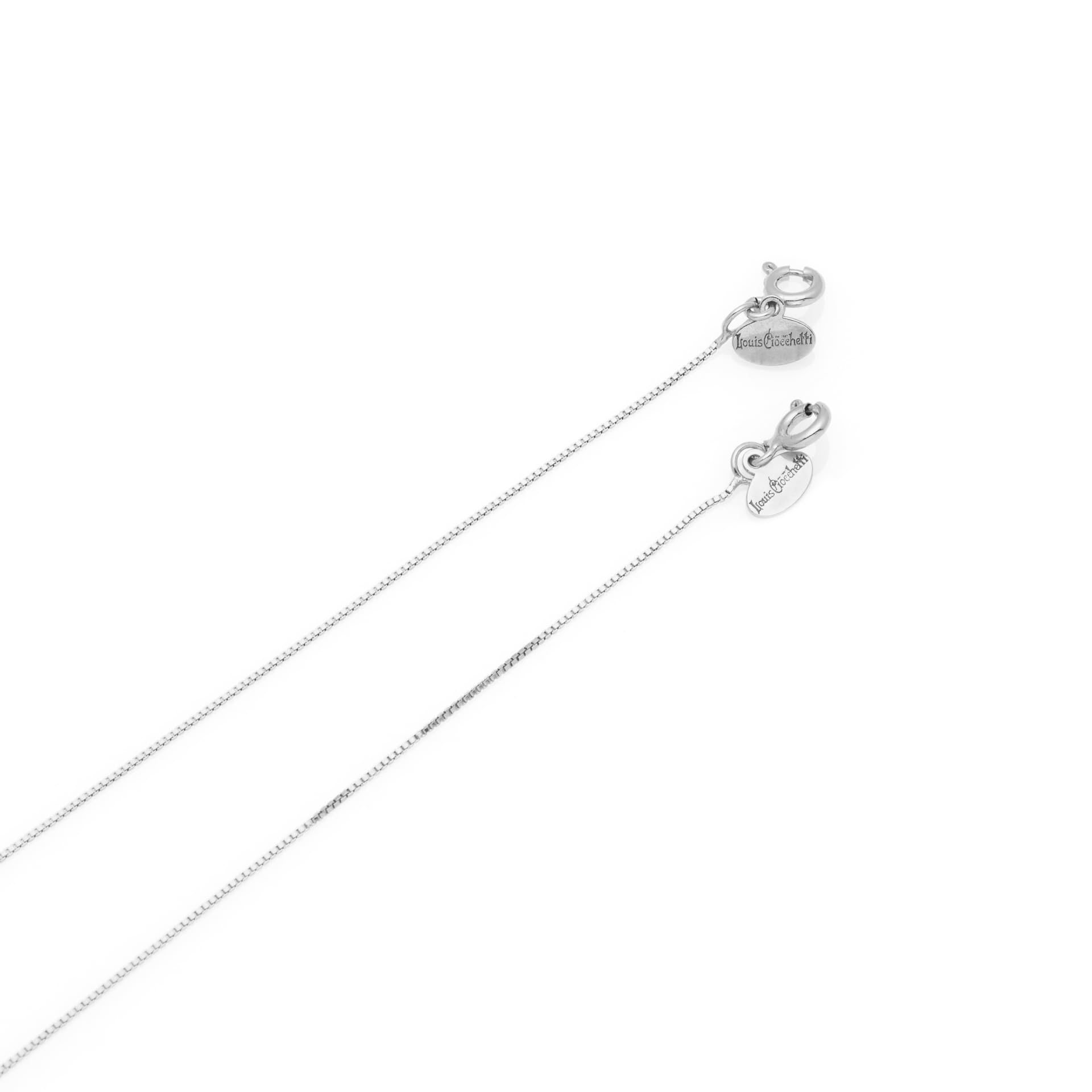 Louis Ciocchetti dal 1887- Catenina Argento 925 Sottile, Fine, Collana donna, Uomo, Collanina Maglia veneziana, ideale per ciondoli, made in italy