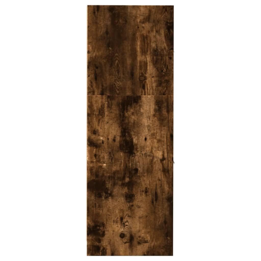 Armadietto da farmacista, in legno di rovere affumicato, 30 x 41 x 118 cm, con 3 cassetti, spazio per riporre oggetti e guide in metallo di alta qualità, per soggiorno, ufficio, cucina